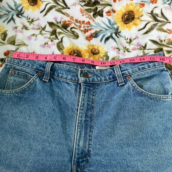 Vintage Levi’s 816 Jeans Mens 34 White Tag Tab Blue Cotton Classic 5 Pocket - Picture 6 of 11